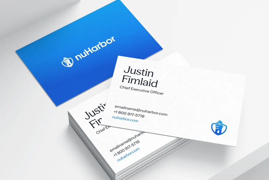 A nuHarbor business card